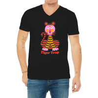 Tiger Trap V-neck Tee | Artistshot