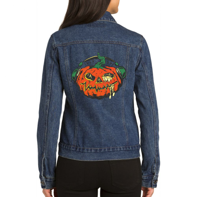 Trending Track-o-lantern Ladies Denim Jacket by seifertmurryq3jmxs | Artistshot