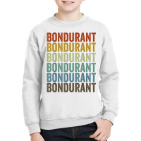 Bondurant City Retro T Shirt Youth Sweatshirt | Artistshot