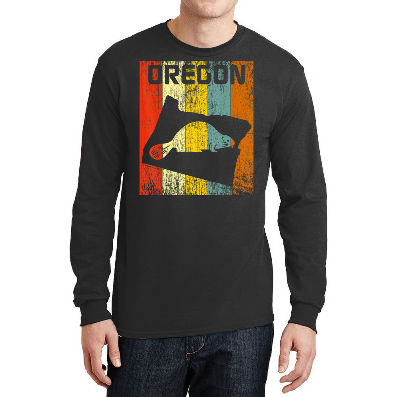 Oregon State Beaver 70s Disco Vintage Souvenir Long Sleeve Shirts by michaelyounger19 | Artistshot