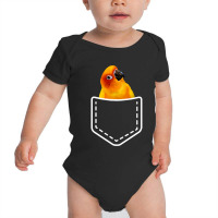 Pocket Sun Conure Apparel For Sun Conure Parrot Birds Lovers Baby Bodysuit | Artistshot