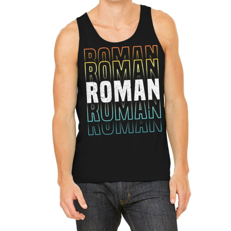 Roman Glowing Line Typography Style Love Tank Top by LynneVickie | Artistshot