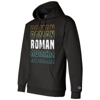 Roman Glowing Line Typography Style Love Champion Hoodie | Artistshot