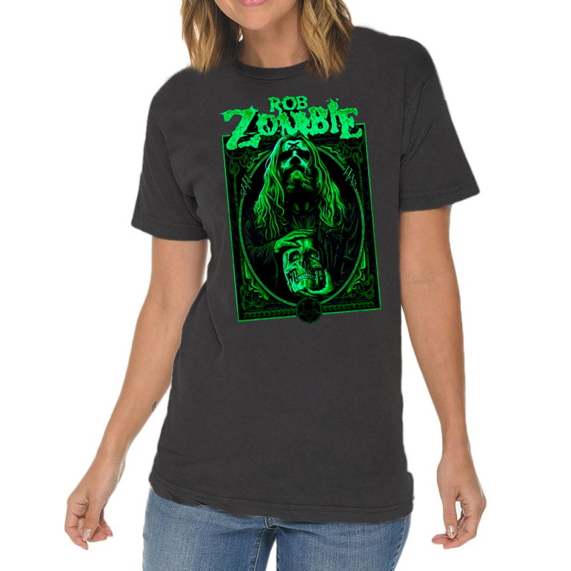 Rob Zombie Green Edition Vintage T-Shirt by Palupi77 | Artistshot