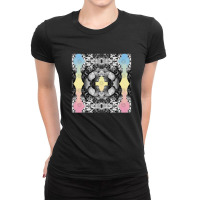 Kaleidoscopic David 2aesthetic Collage Design Original Graphic Work Ladies Fitted T-shirt | Artistshot