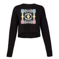 Kaleidoscopic David 2aesthetic Collage Design Original Graphic Work Cropped Sweater | Artistshot