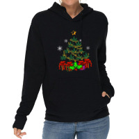 Annabis Christmas Marijuana Weed Leaf Light Up Tr Lightweight Hoodie | Artistshot