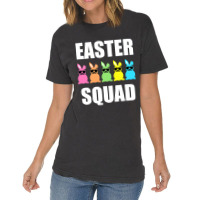 Funny Easter Day Family Matching Outfit Design Easter Squad Vintage T-shirt | Artistshot