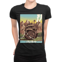 Vintage Howl's Moving Castle Ladies Fitted T-shirt | Artistshot