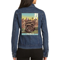 Vintage Howl's Moving Castle Ladies Denim Jacket | Artistshot