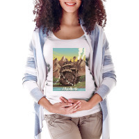 Vintage Howl's Moving Castle Maternity Scoop Neck T-shirt | Artistshot