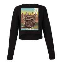 Vintage Howl's Moving Castle Cropped Sweater | Artistshot