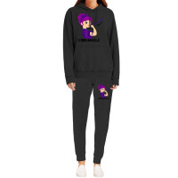 Fibromyalgia Warrior Strong Women Purple Ribbon Support Hoodie & Jogger Set | Artistshot