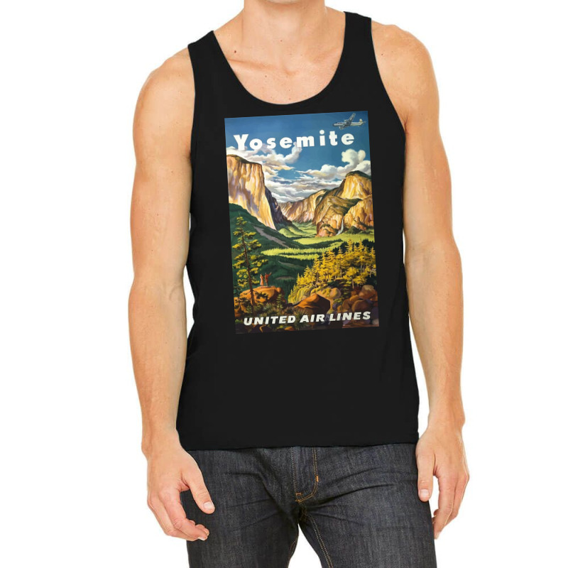 Vintage Travel Yosemite National Park Tank Top by kelseyclements | Artistshot