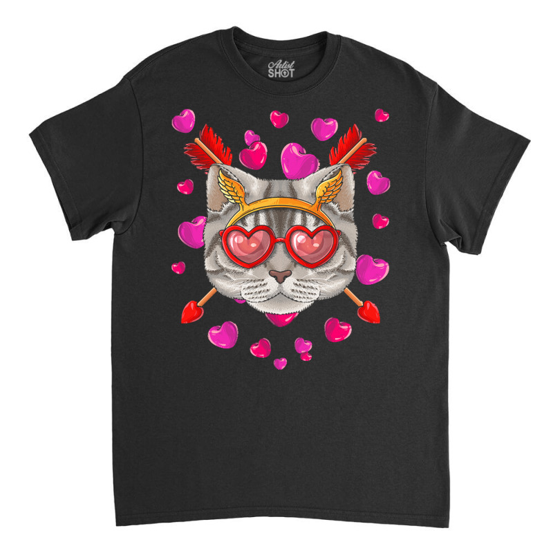 American Shorthair Valentines Day T  Shirt American Shorthair Valentin Classic T-shirt by roman56602 | Artistshot