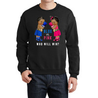 Blue Vs Pink Ethnic Boxing Babies Gender Reveal S Crewneck Sweatshirt | Artistshot