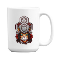 Samurai Cat Azai Nagamasa 15 Oz Coffee Mug | Artistshot