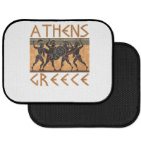 Womens Ancient Greece Warrior Greek Mythology Athens Souvenir V Neck T Rear Car Mat | Artistshot