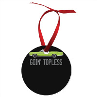 Goin Topless Custom Lime Green Ornament | Artistshot