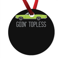 Goin Topless Custom Lime Green Ornament | Artistshot