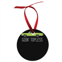 Goin Topless Custom Lime Green Ornament | Artistshot