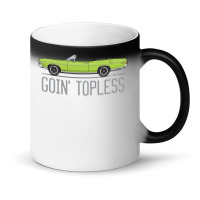 Goin Topless Custom Lime Green Magic Mug | Artistshot