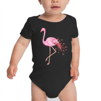 Cute Flamingo I Love You Asl American Sign Language T Shirt Baby Bodysuit | Artistshot