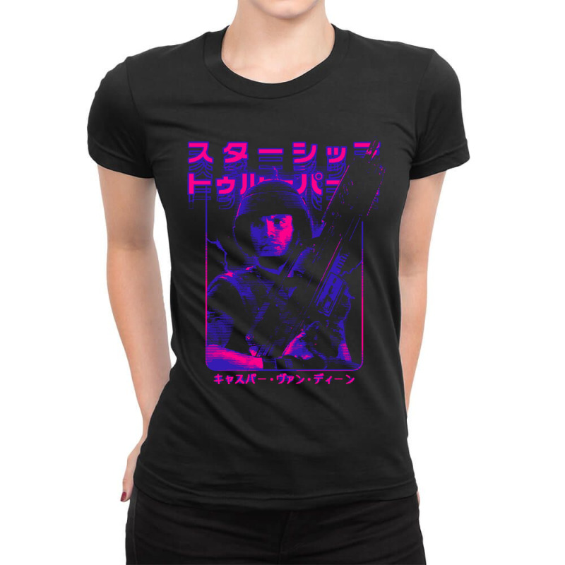 Starship Troopers Johnny Rico Ladies Fitted T-Shirt by AbeaJuanje | Artistshot