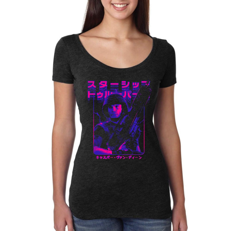 Starship Troopers Johnny Rico Women's Triblend Scoop T-shirt by AbeaJuanje | Artistshot