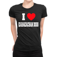 I Love Karakachan Dogs Ladies Fitted T-shirt | Artistshot