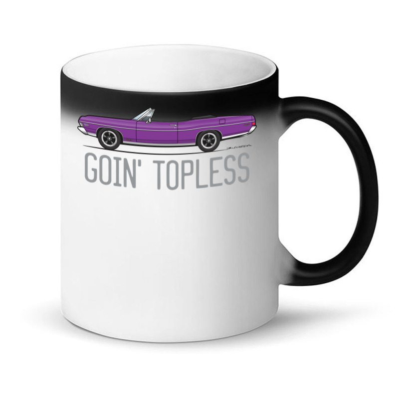 Goin Topless Custom Purple Magic Mug | Artistshot