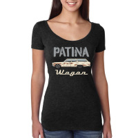 Patina Cameo Beige Women's Triblend Scoop T-shirt | Artistshot