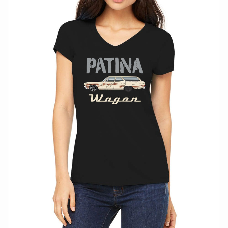 Patina Cameo Beige Women's V-Neck T-Shirt by FeytenJoreto | Artistshot