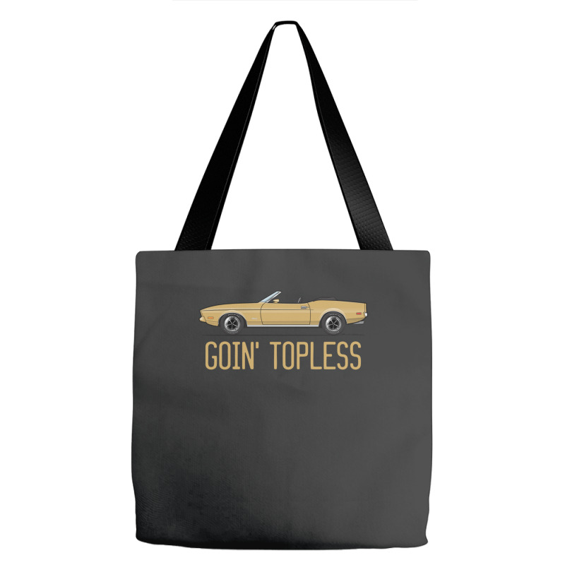 Goin Topless Light Goldenrod Tote Bags | Artistshot