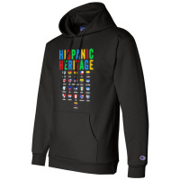 Hispanic Heritage Month Latin Countries Flag Latino Pride Champion Hoodie | Artistshot