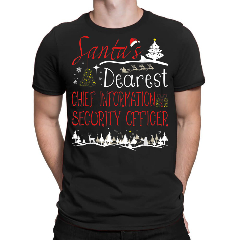 Chief Information Security Officer Xmas Job Cute Christmas T Shirt T-Shirt by choninzel | Artistshot