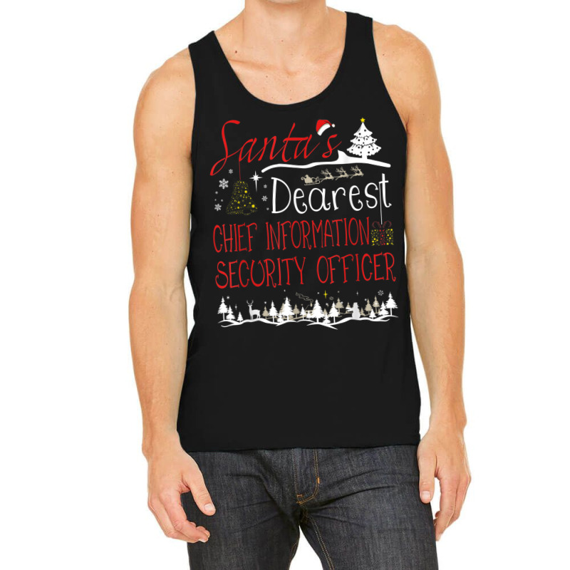 Chief Information Security Officer Xmas Job Cute Christmas T Shirt Tank Top by choninzel | Artistshot