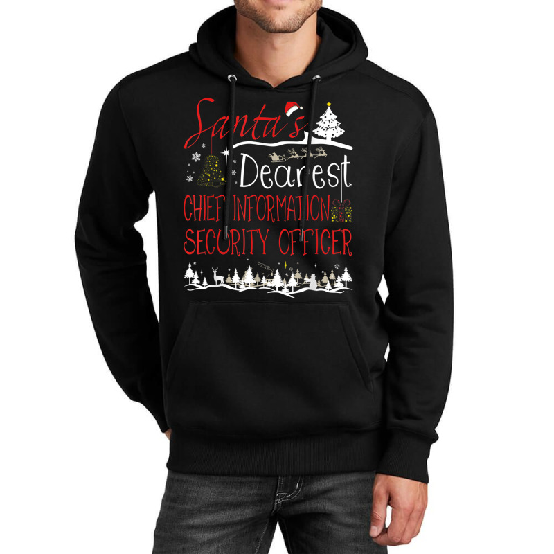 Chief Information Security Officer Xmas Job Cute Christmas T Shirt Unisex Hoodie by choninzel | Artistshot