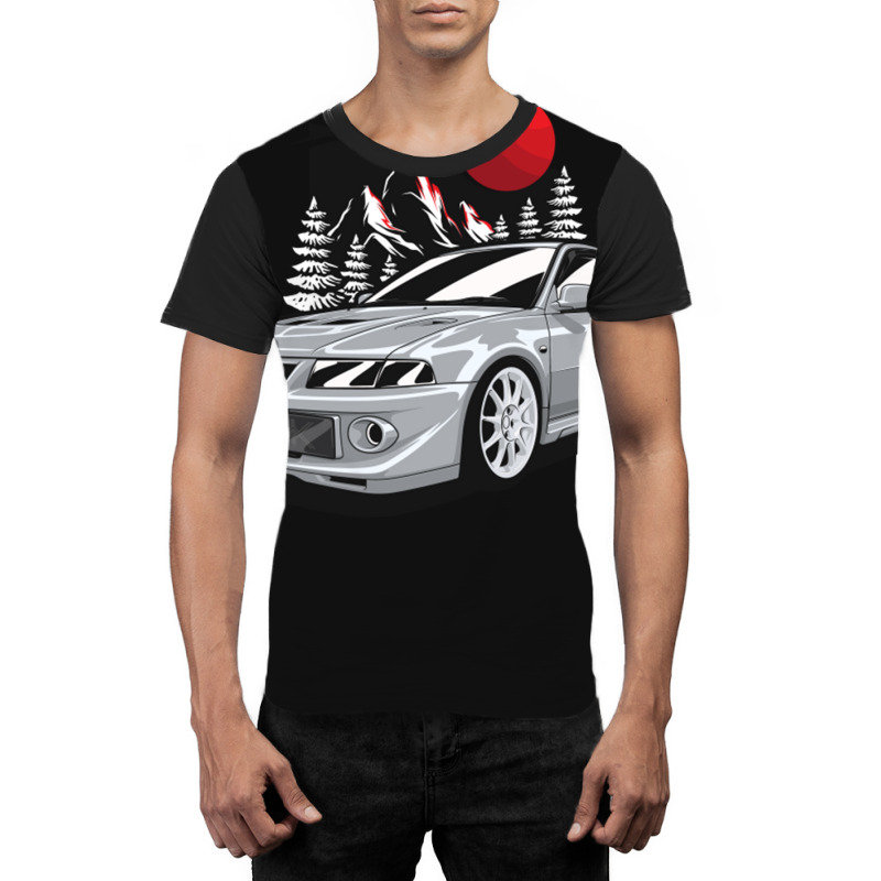 Silver Evo Vi Tommi Makinen Rally Car Graphic T-shirt by MabellaPennachio | Artistshot