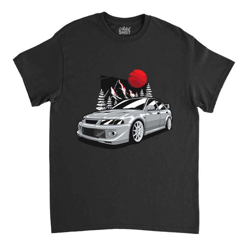 Silver Evo Vi Tommi Makinen Rally Car Classic T-shirt by MabellaPennachio | Artistshot