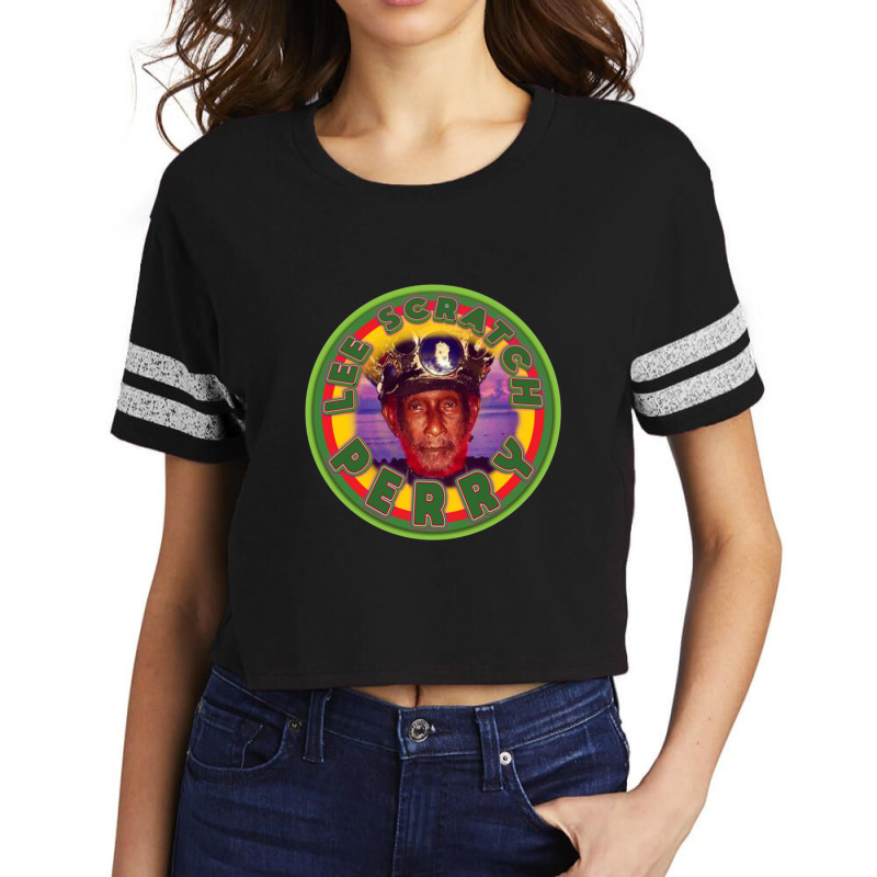 Lee Scratch Perry 2 Jamaica Tribute Colors Lee Scratch Green Music Sig Scorecard Crop Tee by NICHOLASGIBSONN | Artistshot