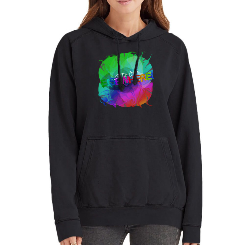 Set It Off Elsewhere Album Rainbow Melt Vintage Hoodie | Artistshot