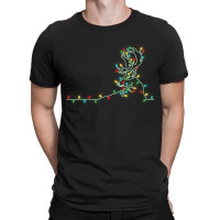 Drawing Reindeer  Christmas Light Tree Reindeer Xmas Snow Lover T-shirt | Artistshot