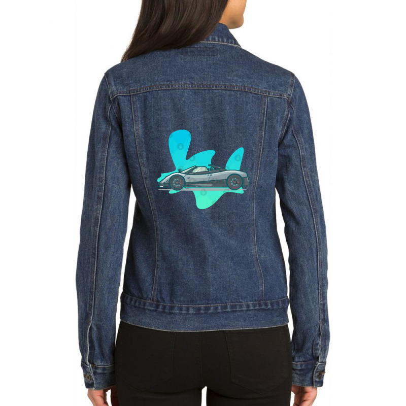 Pagani Zonda Ladies Denim Jacket by GeorgieUnsicker | Artistshot