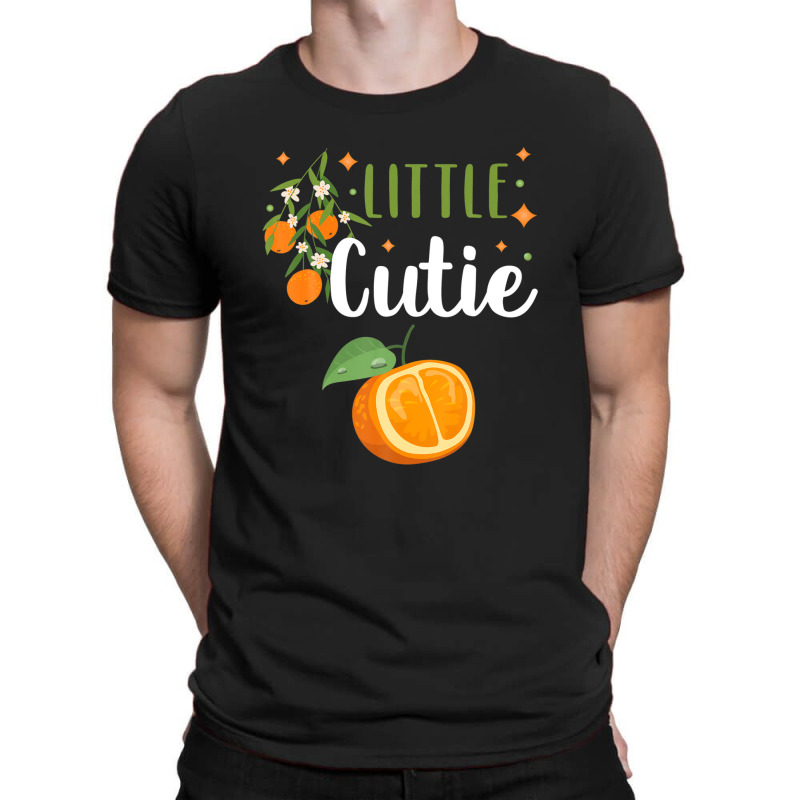 Little Cutie Baby Shower Orange 1st First Birthday Party T-shirt | Artistshot