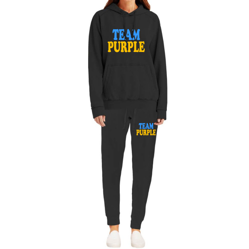 Trending Team Purple Hoodie & Jogger Set | Artistshot