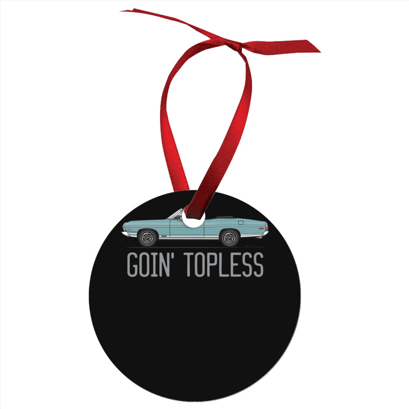 Goin Topless Tahoe Turquoise Ornament | Artistshot