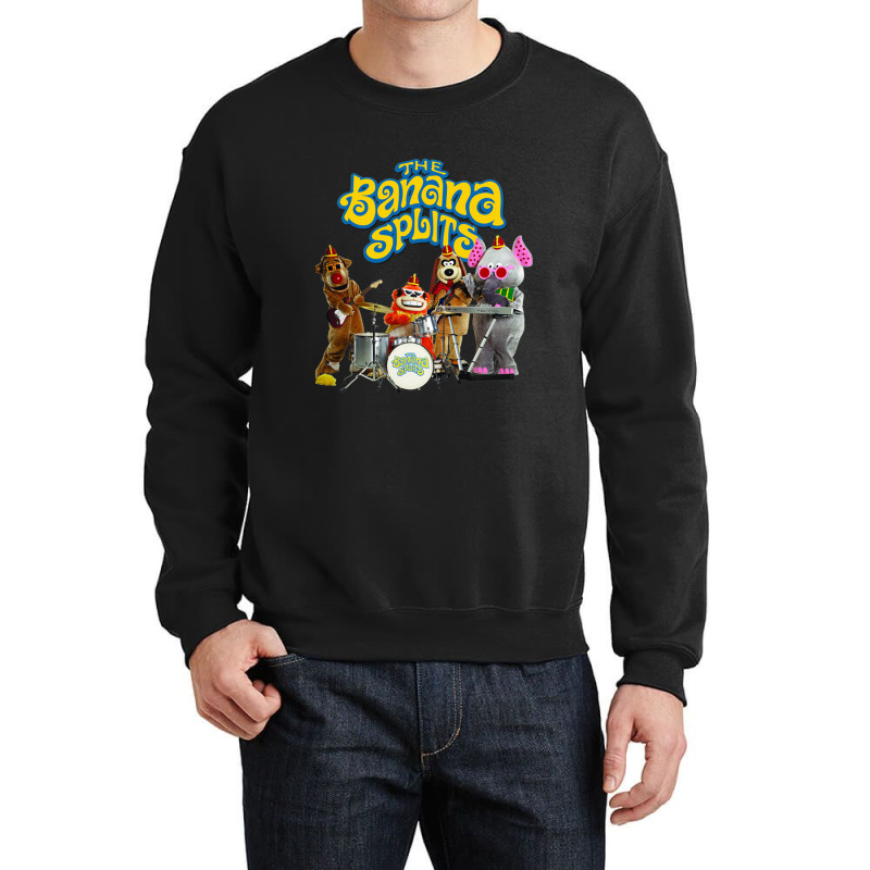 The Banana Splits Racerback Crewneck Sweatshirt by TracyLSontrop | Artistshot