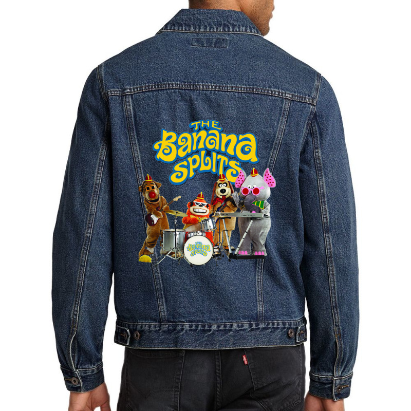 The Banana Splits Racerback Men Denim Jacket by TracyLSontrop | Artistshot