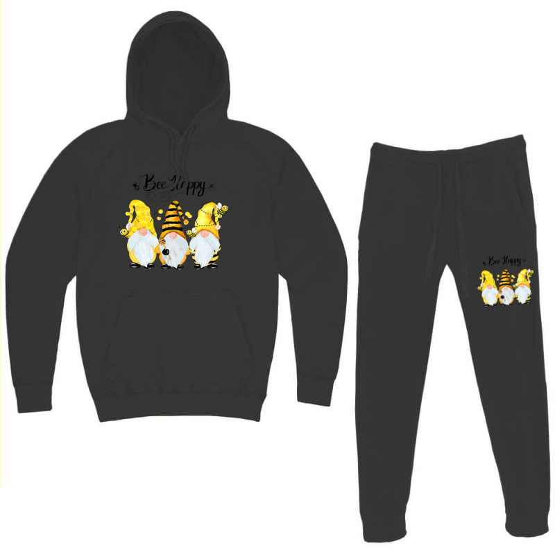 Bee Happy Bee Gnome Spring Hoodie & Jogger Set | Artistshot